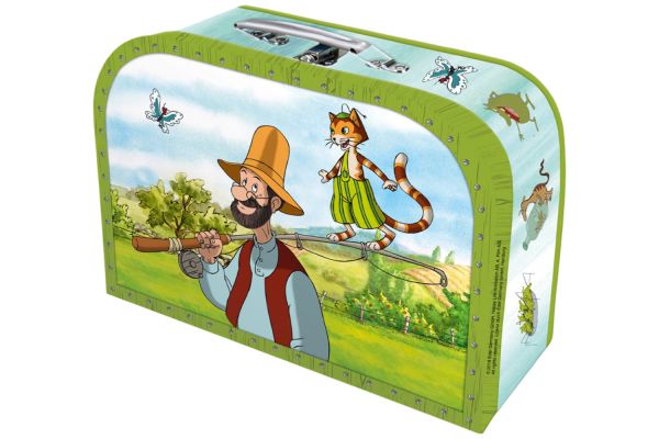 Trötsch Kinderkoffer Pettersson und Findus grün medium