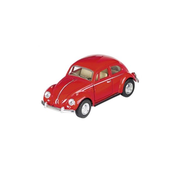 Nex 12099 VW Käfer rot mit Rückzugmotor Maßstab ca. 1:64 goki