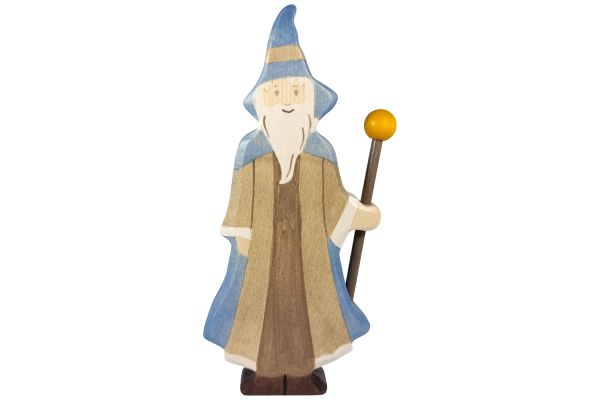 Holztiger Figur Zauberer