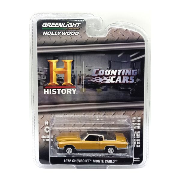 Greenlight 44950-D Chevrolet Monte Carlo &quot;Counting Cars&quot; gold metallic 1972 - Hollywood 35 Maßstab 1