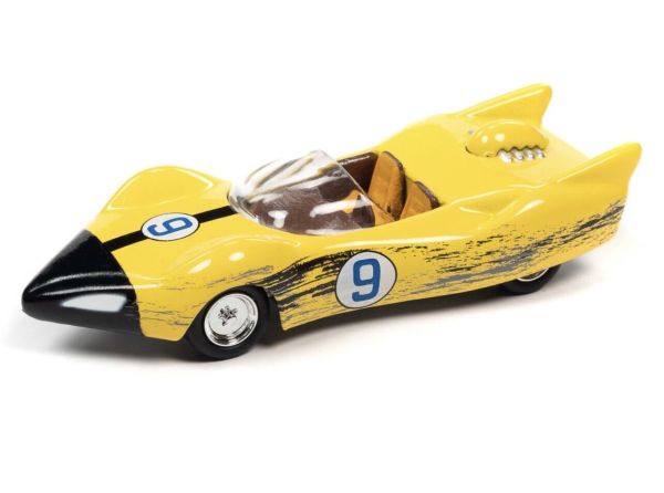 Johnny Lightning JLPC007-4 Racer X Shppting Star gelb "Speed Racer" - Pop Culture 2022 R2 Maßstab 1: