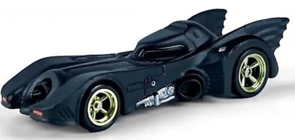 Hot Wheels DMC55-HKC22 The Batman Batmobile schwarz matt Maßstab 1:64 Modellauto