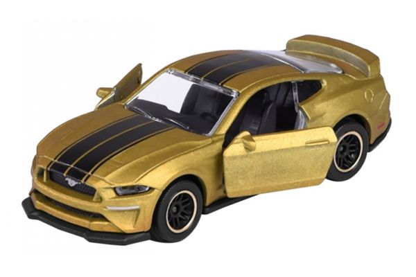 Majorette 212054030 Ford Mustang GT gold/matt schwarz (204C-7) - Limited Edition 9 Maßstab ca. 1:64