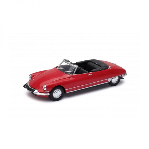 Welly 22506 Citroen DS 19 Cabriolet offen rot Maßstab 1:24 Modellauto