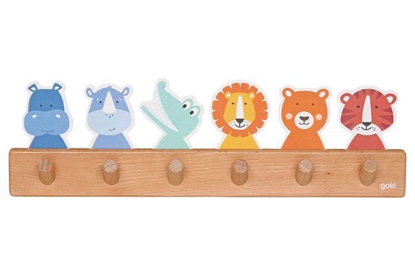 goki Garderobe Tierfreunde mit 6 Haken
