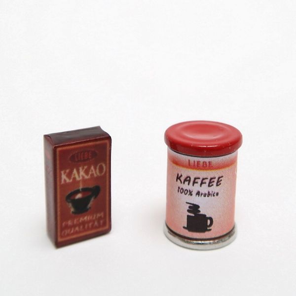 Liebe HANDARBEIT 46054 Miniatur Kakao & Kaffee 1:12 für Puppenhaus