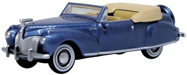 Oxford 87LC41007 Lincoln Continental Convertible blau metallic 1941 Maßstab 1:87 Modellauto
