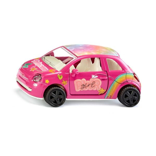 Siku 6503 Fiat 500 &quot;Style my Siku&quot; Prinzessin pink Bausatz Maßstab 1:50