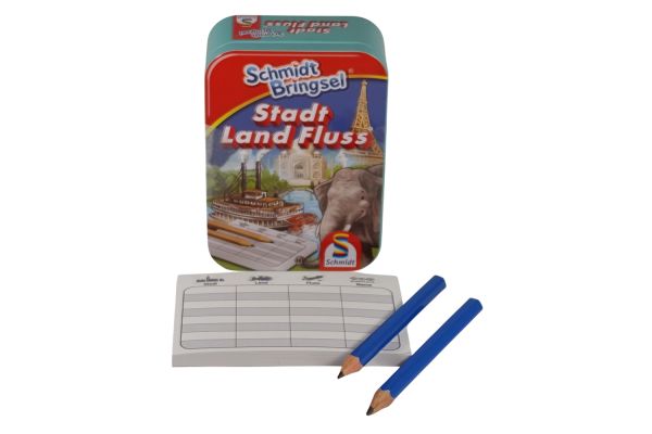 Schmidt Spiel Stadt Land Fluss in der Blechdose