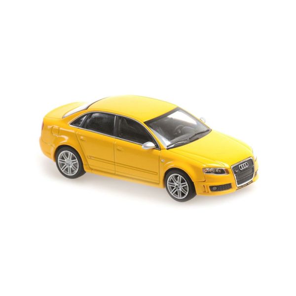 Maxichamps 940014600 Audi RS4 gelb 2004 Maßstab 1:43 Modellauto