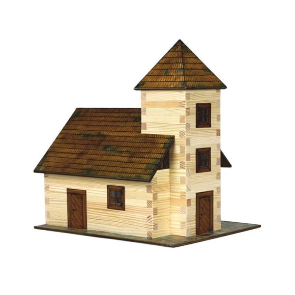 Walachia W12 "Kirche" Modellbaukasten 1:32 Holz