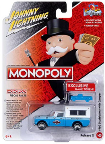 Johnny Lightning JLPC012-6 Studebaker Camper hellblau 1960 "Monopoly" - Pop Culture 2023 R2 Maßstab