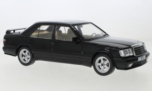 Modelcar MCG18341 Mercedes-Benz W124 Tuning schwarz metallic 1986 Maßstab 1:18 Modellauto