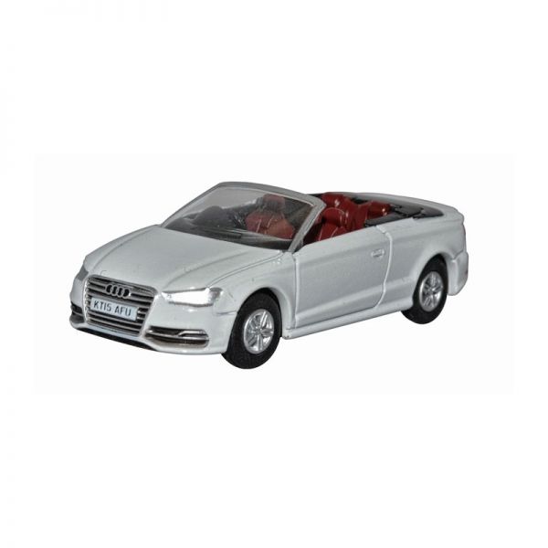 Oxford 76S3001 Audi S3 Cabriolet weiss Maßstab 1:76 Modellauto