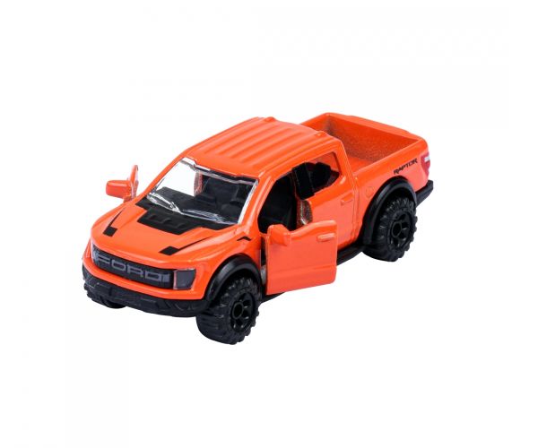 Majorette 212053052-Q39 Ford F-150 Raptor orange - Premium Cars (201H-1) Maßstab 1:74 Modellauto