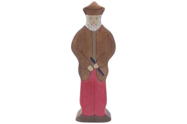 Holztiger Figur Großvater