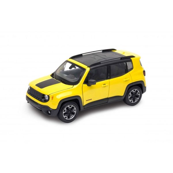 Welly 24071 Jeep Renegade Trailhawk gelb Maßstab 1:24 Modellauto