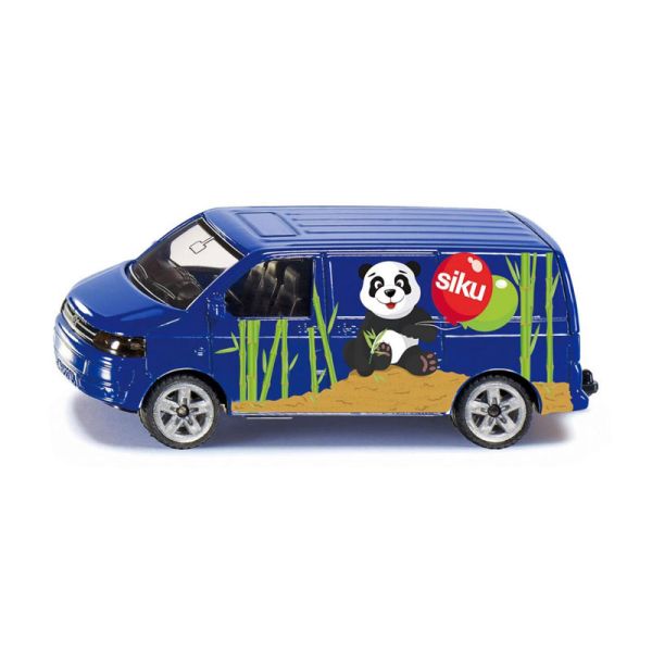 Siku 1338 VW T5 Transporter "Siku Panda" blau (Blister)