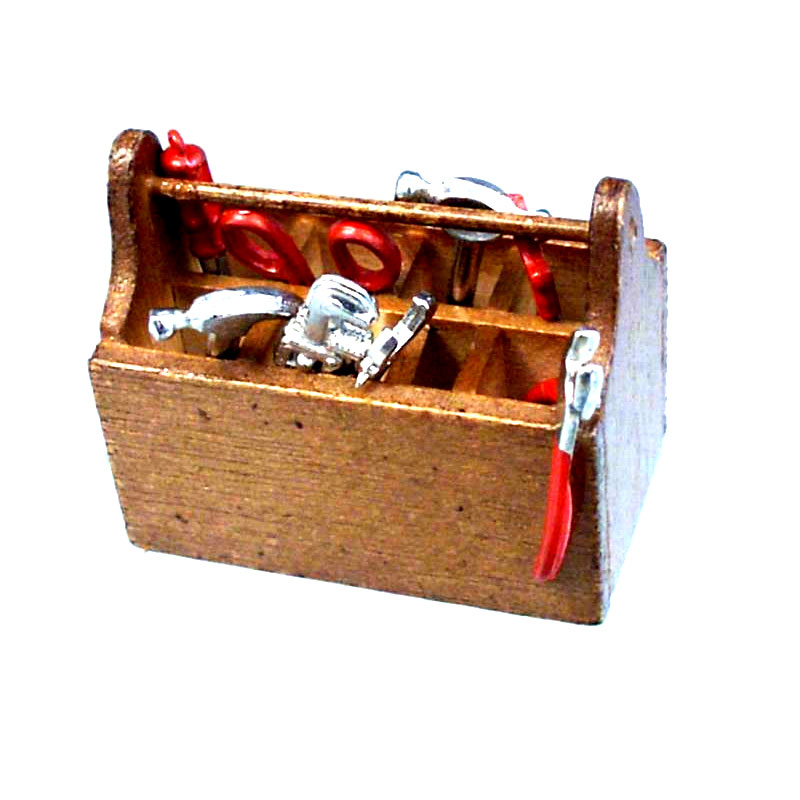 # Creal 72530 Werkzeugkasten mit Werkzeug Tool Box 1:12 für Puppenhaus NEU 