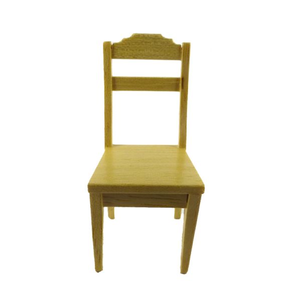 Creal 27760 Miniatur Stuhl (1 Stück) Eiche hell Holz 1:12 für Puppenhaus