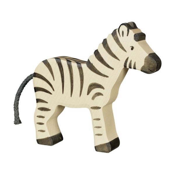 Holztiger Zebra stehend 80568