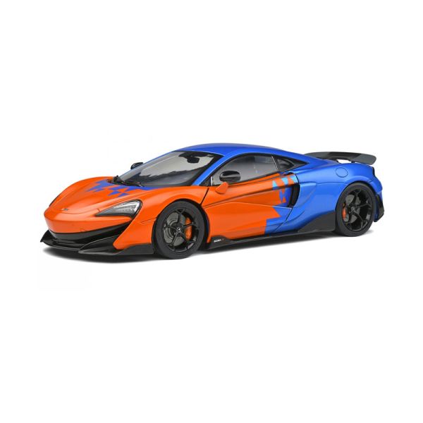 Solido S1804503 McLaren 600 LT orange/blau 2019 Maßstab 1:18 Modellauto