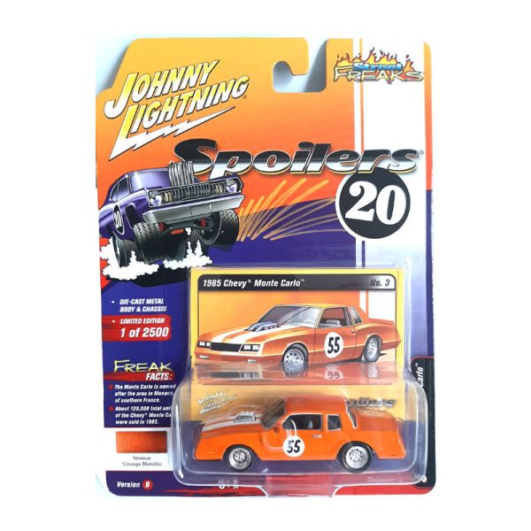 Johnny Lightning JLSF018B-3 Chevrolet Monte Carlo orange 1985 Maßstab 1:64 Modellauto