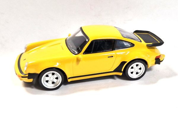 Norev 430200 Porsche 911 Turbo 3.3 gelb - Youngtimer Maßstab 1:43