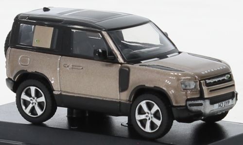 Oxford 76ND90003 Land Rover Defender 90 dunkelbeige metallic Maßstab 1:76 Modellauto