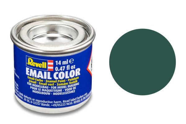 Revell 32148 seegrün matt Email Farbe Kunstharzbasis 14 ml Dose