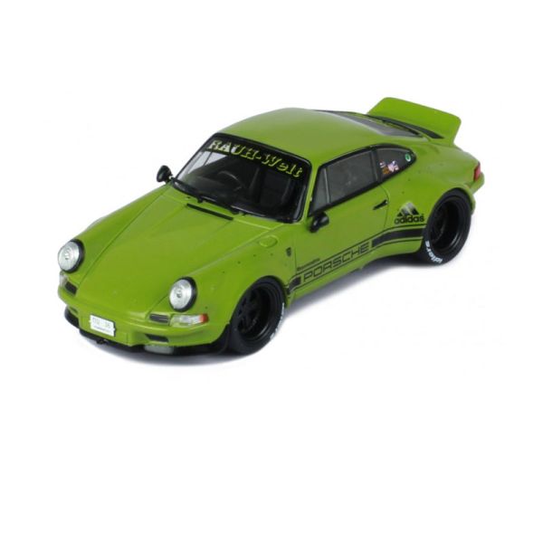 IXO Models MOC309 Porsche 911 RWB Backdate Rauhwelt oliv grün Maßstab 1:43 Modellauto