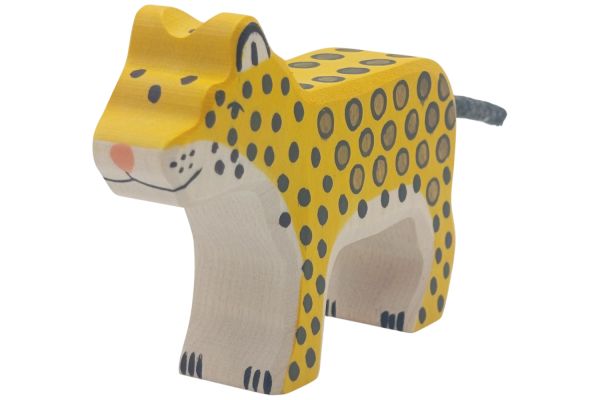 Holztiger Leopard klein