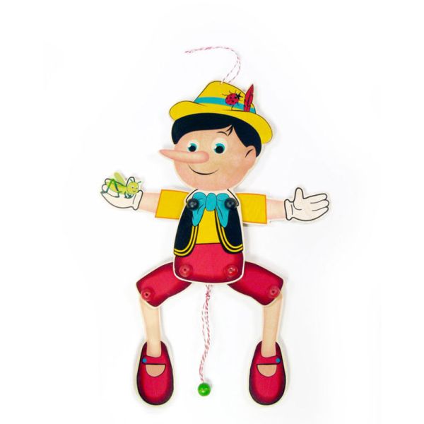 Hampelmann "Pinocchio" Holz Erzgebirge Hess 12431