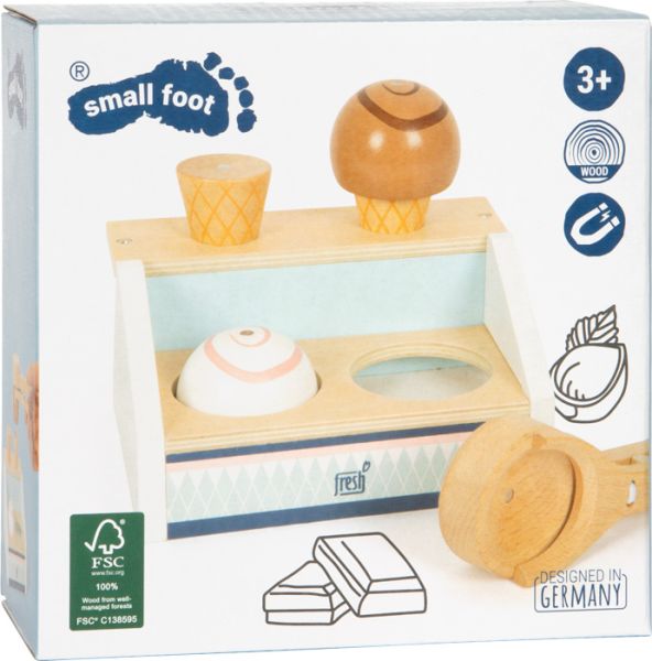 Legler 12416 Eistheke kompakt "fresh" für Kaufmannsladen oder Kinderküche Holz