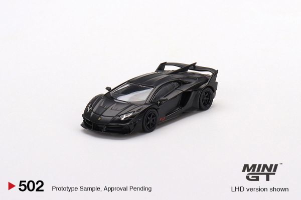 TSM-Models 502 LB-Silhouette WORKS Lamborghini Aventador GT EVO matt schwarz MiniGT Maßstab 1:64 Mod