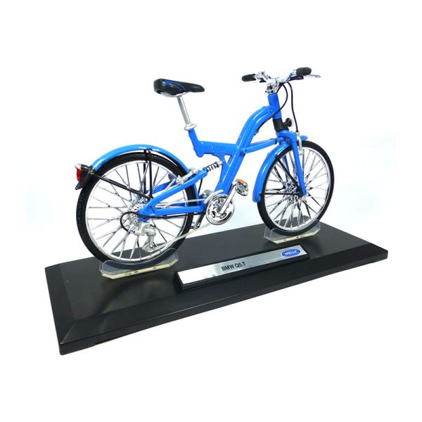 Welly 12265 Bike BMW Q5. T blau Maßstab 1:10 Fahrrad Modell goki