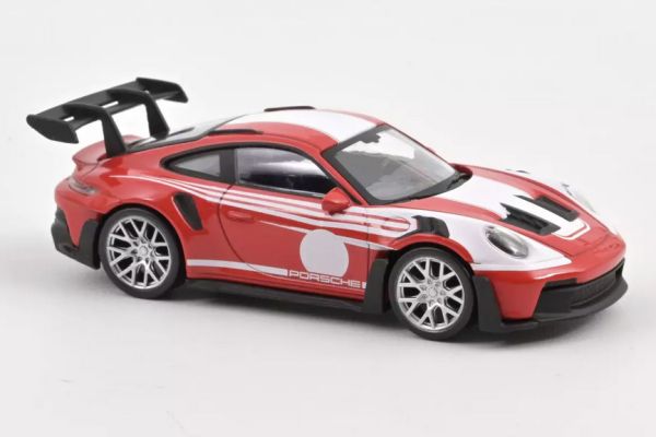 Norev 750047 Porsche 911 GT3 RS rot/weiss 2022 - Jet Car Maßstab 1:43 Modellauto