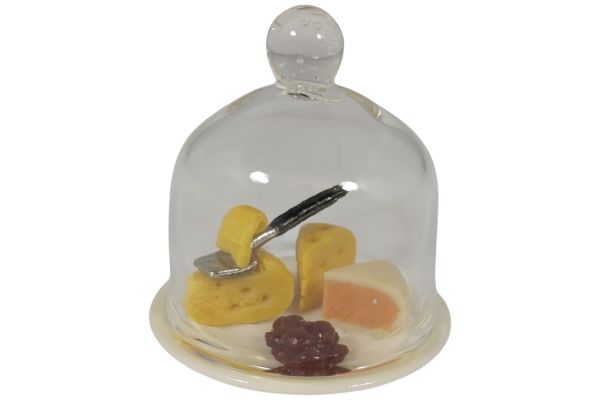 Creal Miniatur Käseglocke mit Käse