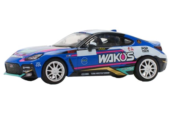 ***Pop Race PR640079 Toyota GR86 TMC "Wako's Macau" blau/weiss/pink Maßstab 1:64
