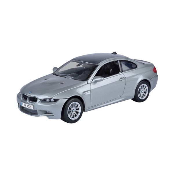 Motormax 73347 BMW M3 Coupe (E92M) grau metallic Maßstab 1:24 Modellauto