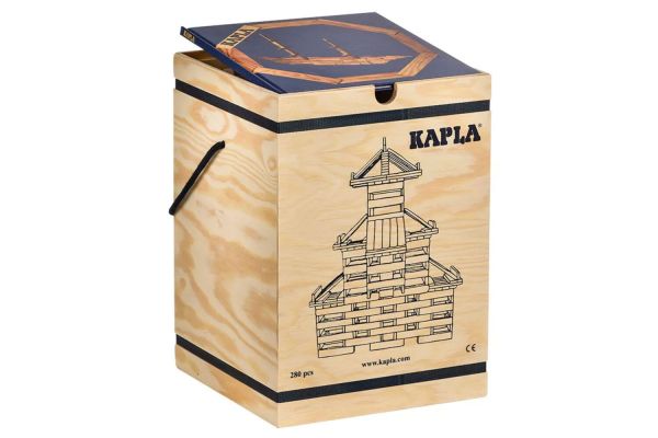 KAPLA 280er Kasten mit Kunstbuch blau