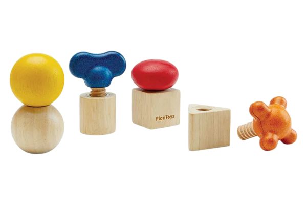 PlanToys Schrauben und Muttern