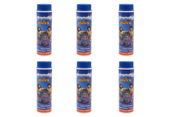 Pustefix Seifenblasen-Set Playmobil - Der Film 6 Stück a 42 ml