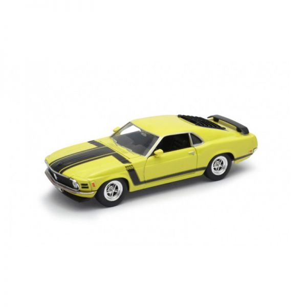 Welly 22088 Ford Mustang Boss 302 gelb Maßstab 1:24 Modellauto