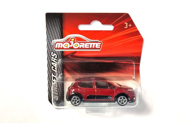 Majorette 212053051 Citroen C3 rot metallic (254M) - Street Cars Maßstab 1:57 Modellauto