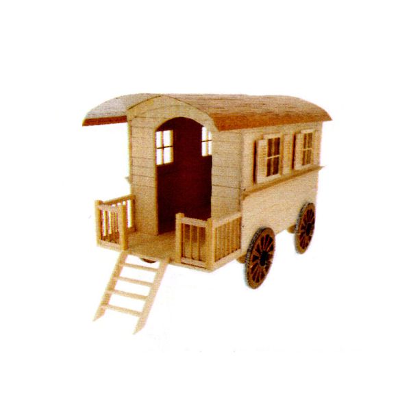 Creal 79618 Bausatz "Gypsy Caravan" Wohnwagen 1:12 für Puppenhaus