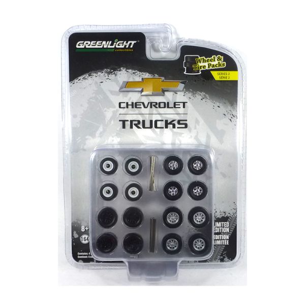 Greenlight 16030-A Reifenset &quot;Chevrolet Trucks&quot; - Wheel &amp; Tires Pack