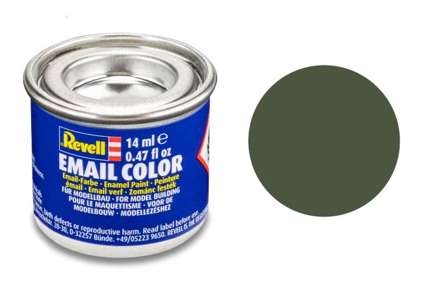 Revell 32165 bronzegrün matt Email Farbe Kunstharzbasis 14 ml Dose
