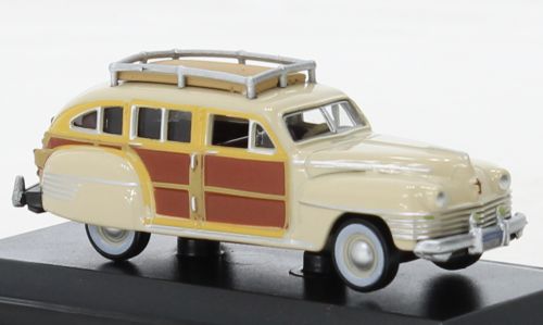 Oxford 87CB42003 Chrysler Town & Country Woody Wagon beige/holz 1942 Maßstab 1:87 Modellauto