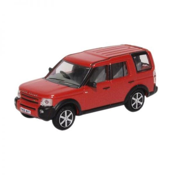Oxford 222199 Land Rover Discovery 3 rot metallic Maßstab 1:76 Modellauto